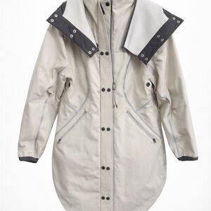 Women's Gray Hooded Jacket